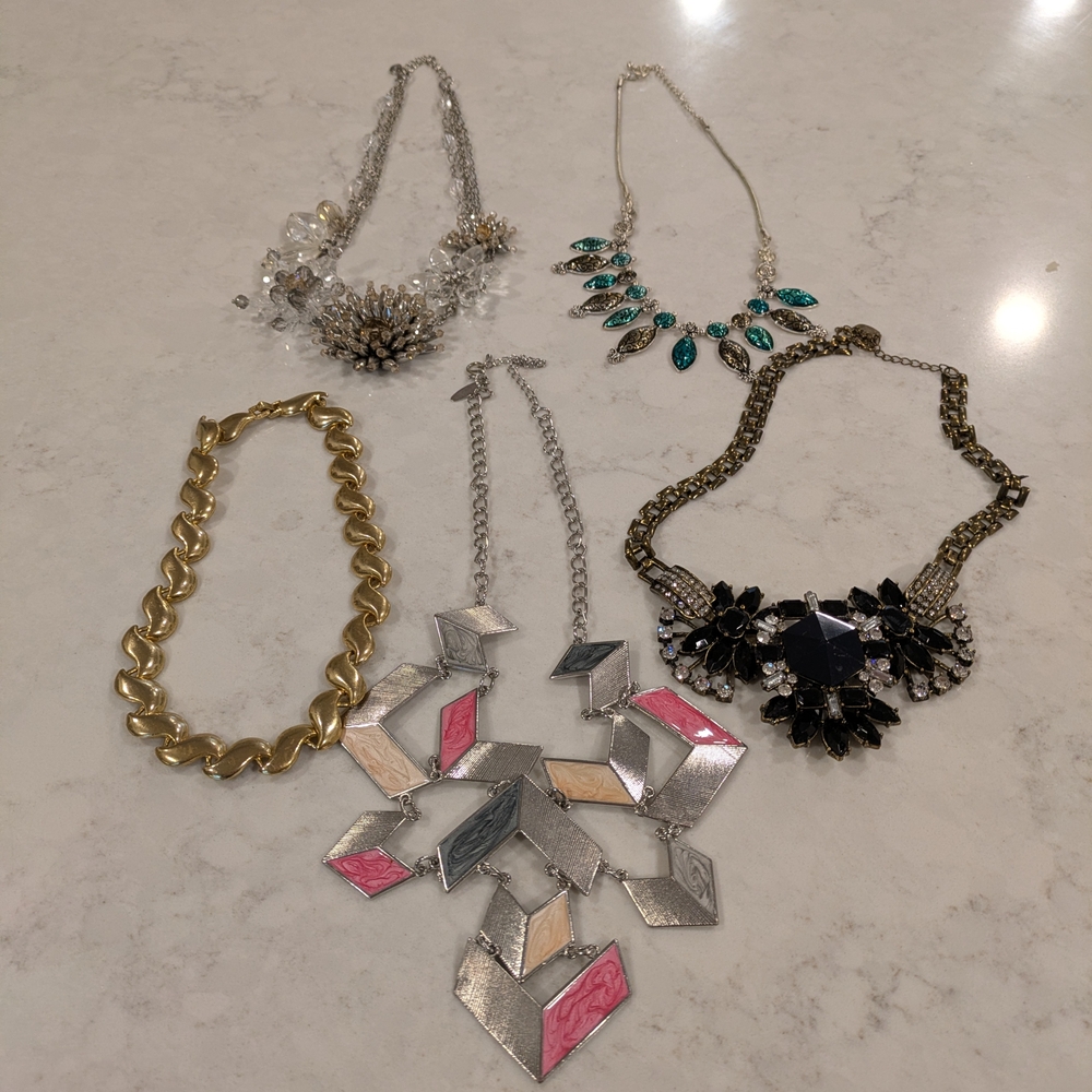 Chic Multicolor Necklace Set Of 5